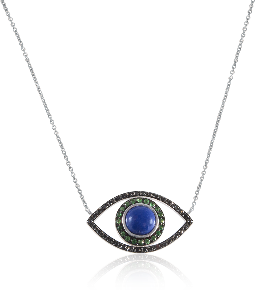 Evil Eye Pendant Necklace PNG Image