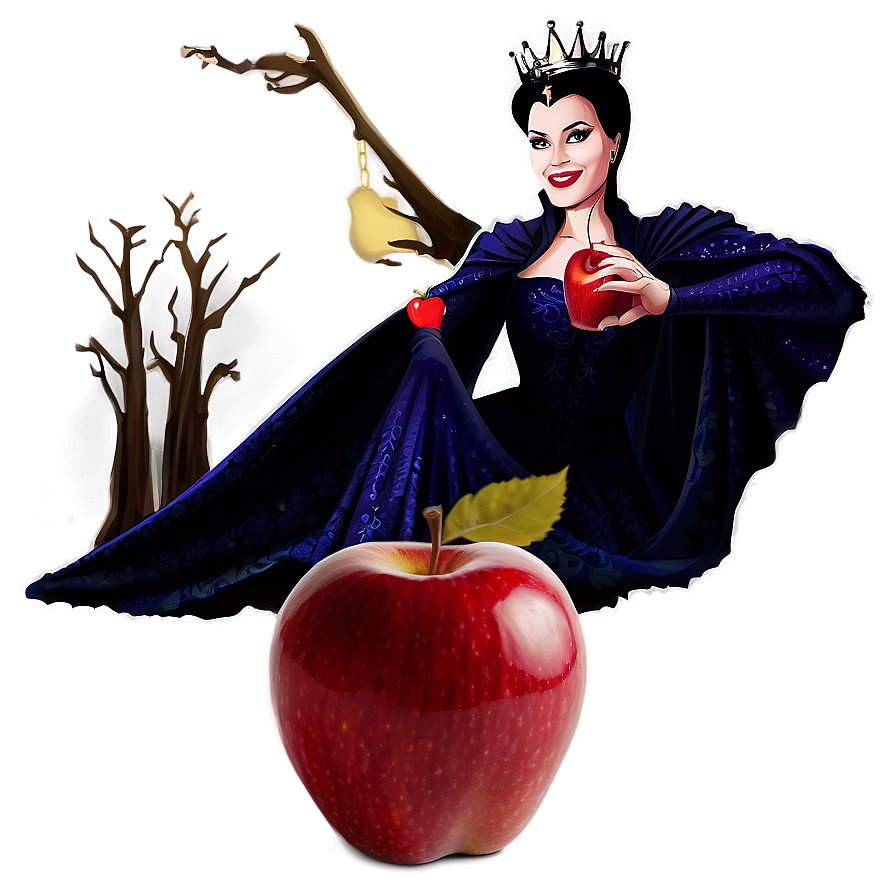 Evil Queen With Apple Png Qxl36 PNG Image