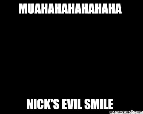 Evil Smile Meme Text PNG Image