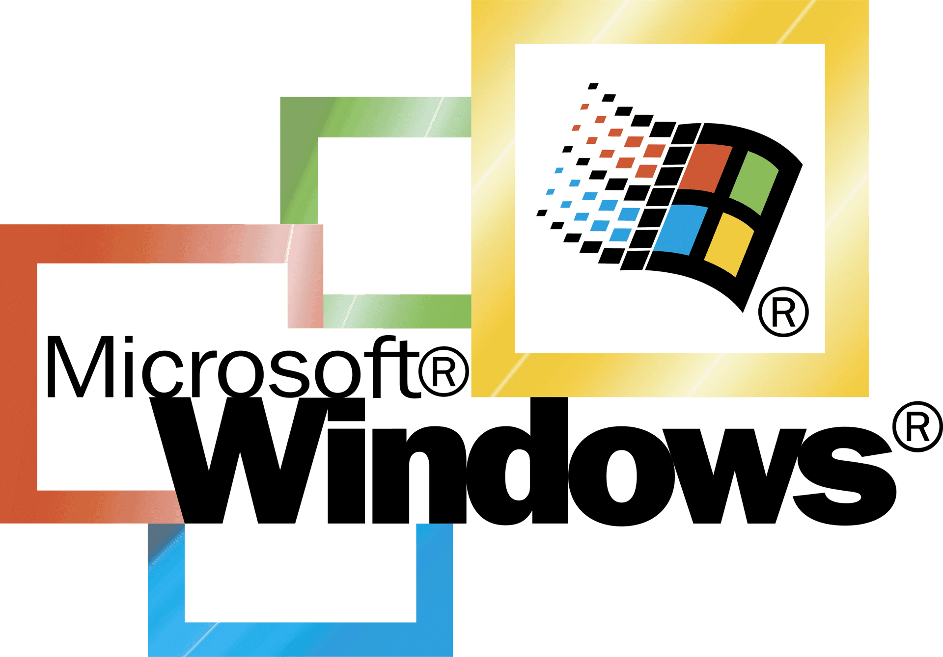 Evolution_of_ Windows_ Logo.png PNG Image