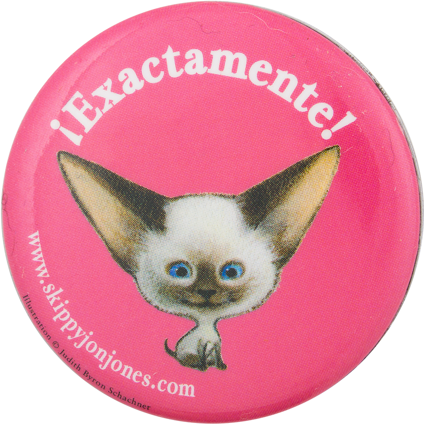 Exactamente Siamese Cat Button PNG Image