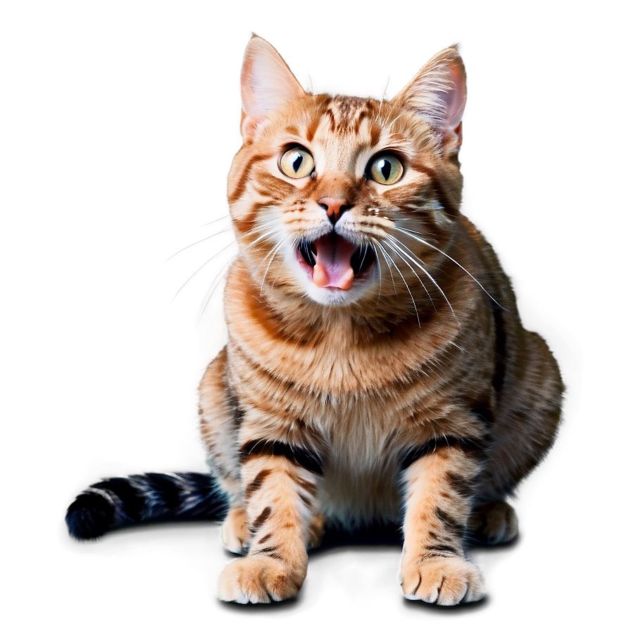 Excited Cat Meme Png 05212024 PNG Image