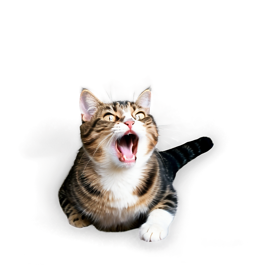 Excited Cat Meme Png Ejn PNG Image