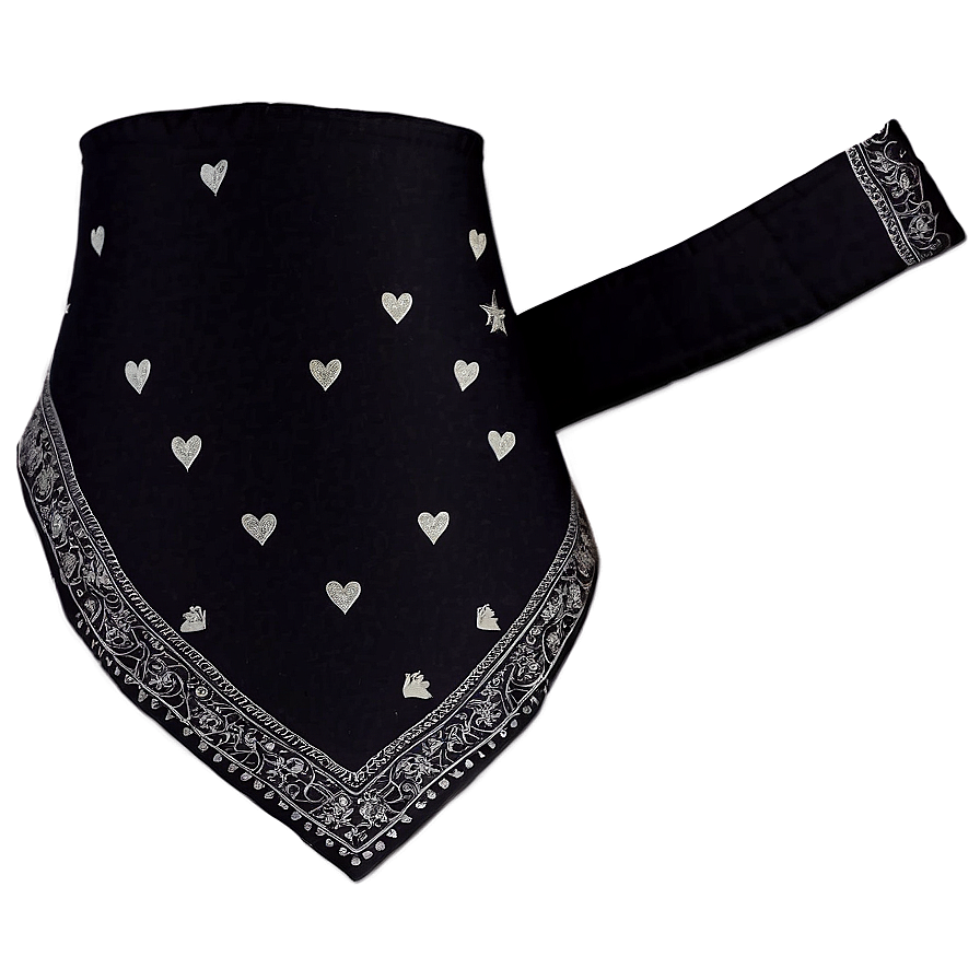 Exclusive Black Bandana Png Kom93 PNG Image