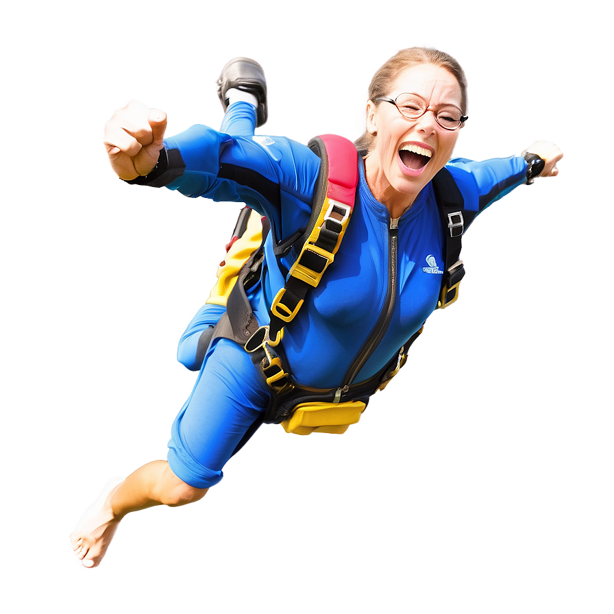 Exhilarating Skydive Png 06252024 PNG Image