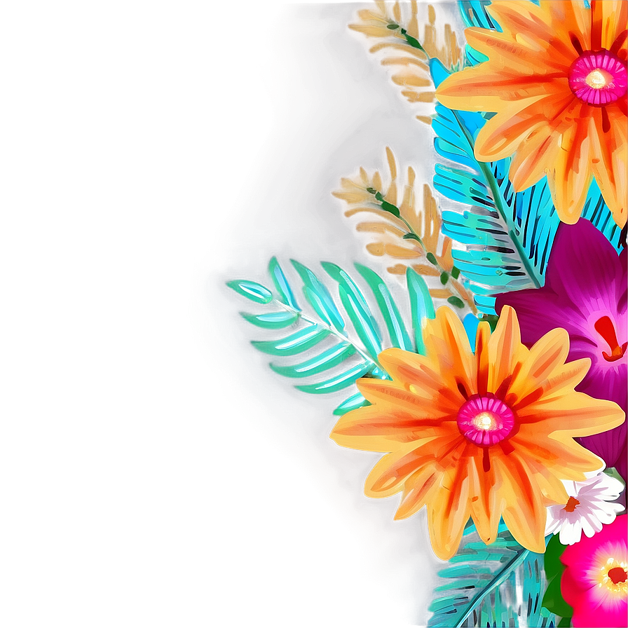 Exotic Boho Flowers Png 63 PNG Image