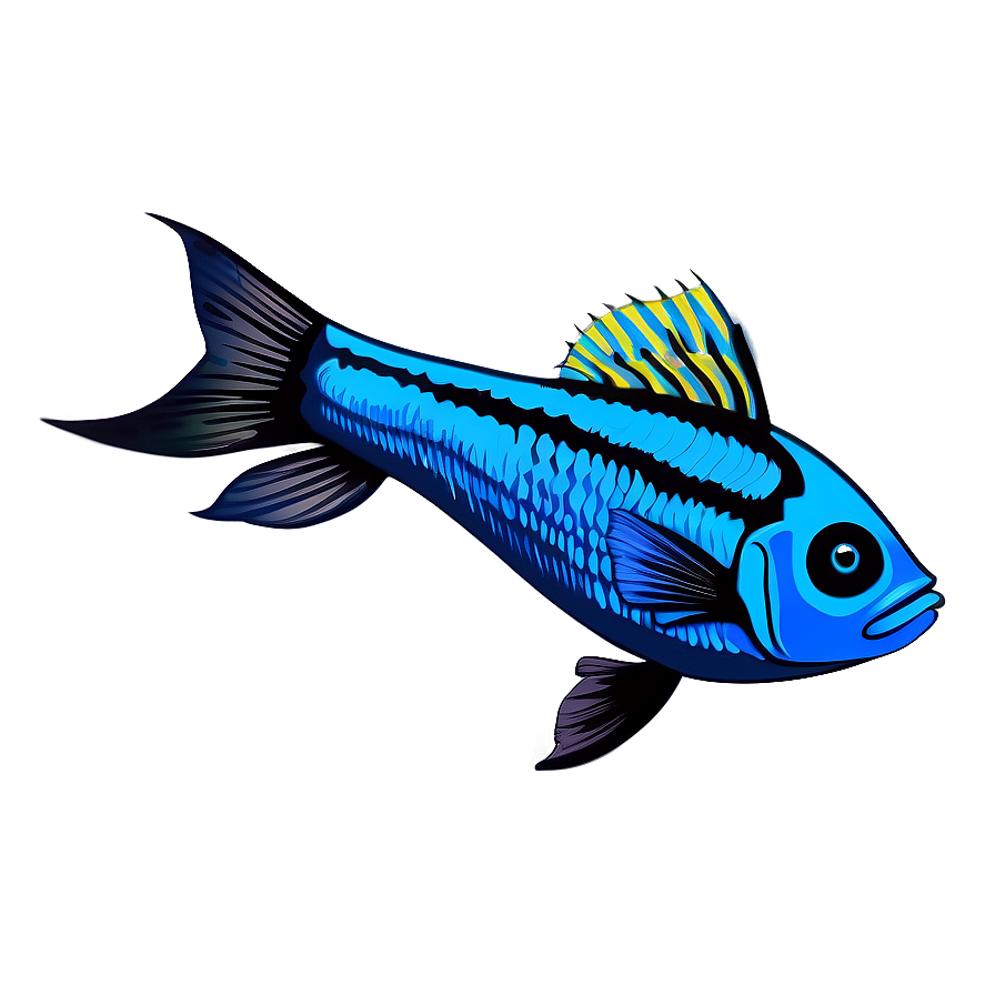 Exotic Fish Silhouette Png 7 PNG Image