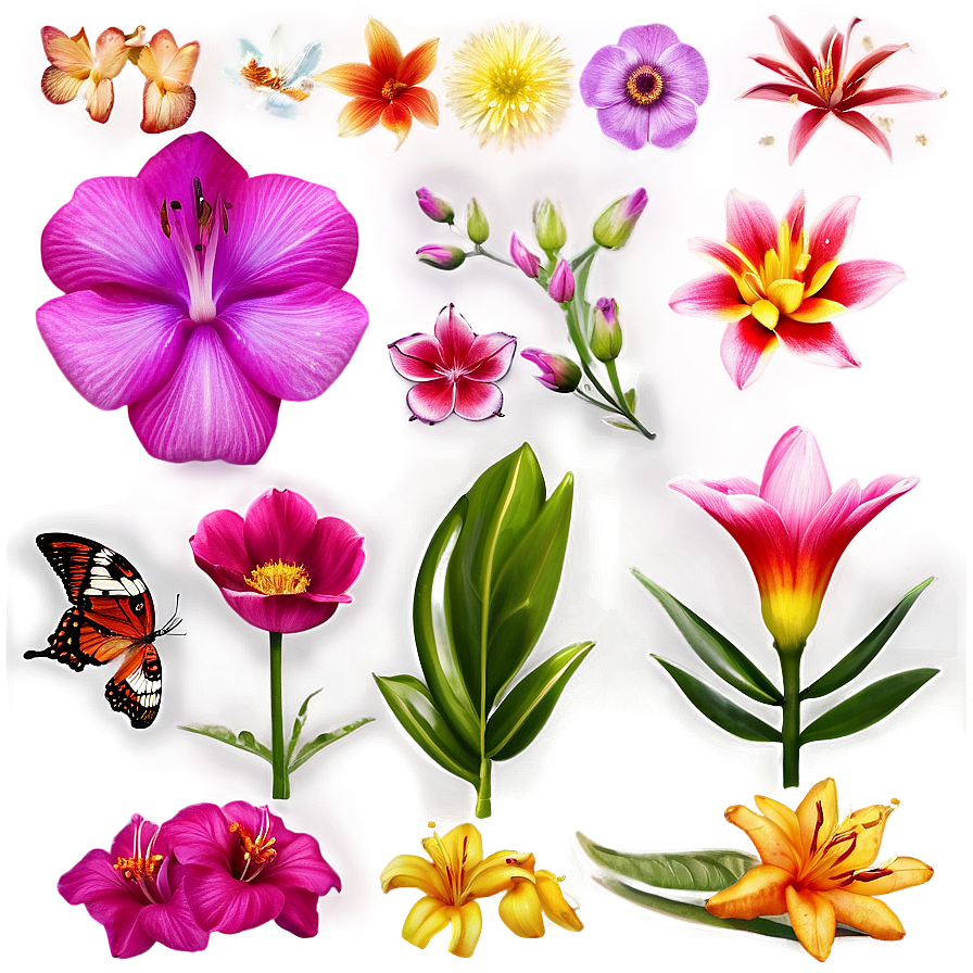 Exotic Flores Collection Png 88 PNG Image