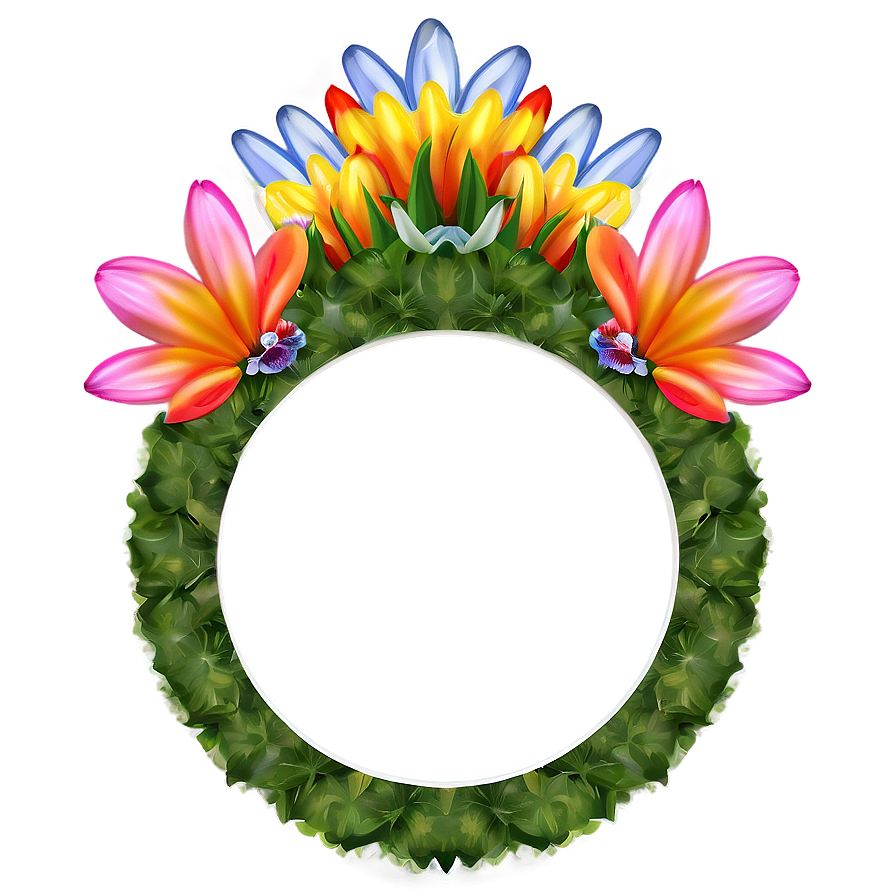 Exotic Flower Frame Png 05252024 PNG Image