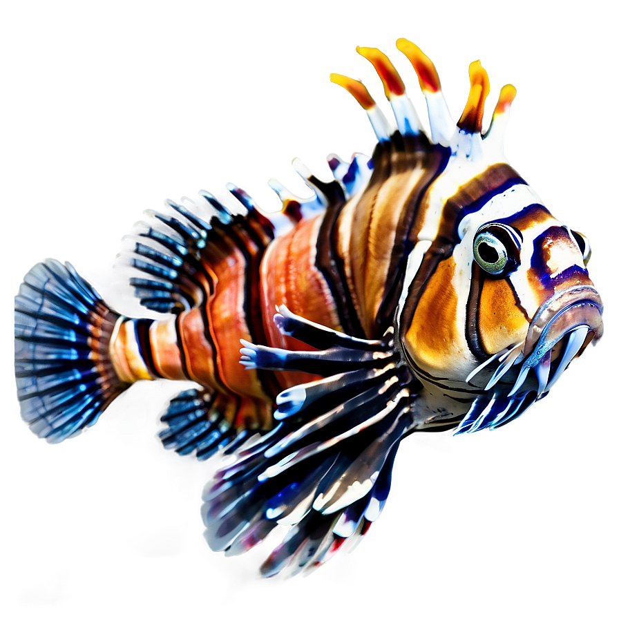 Exotic Lionfish Png Hfq PNG Image