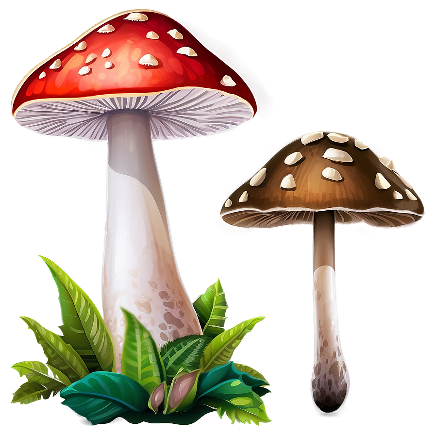 Exotic Mushrooms Png 45 PNG Image