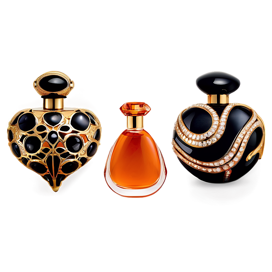 Exotic Perfume Bottle Shapes Png Vub52 PNG Image