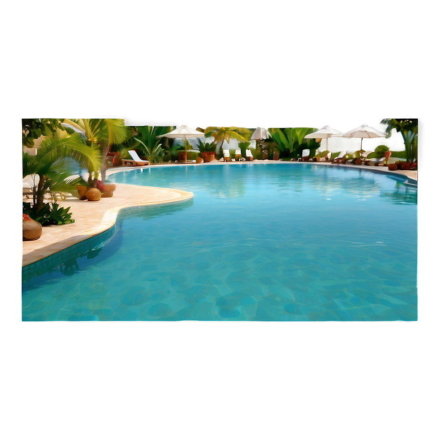 Exotic Resort Pool Water Png 11 PNG Image