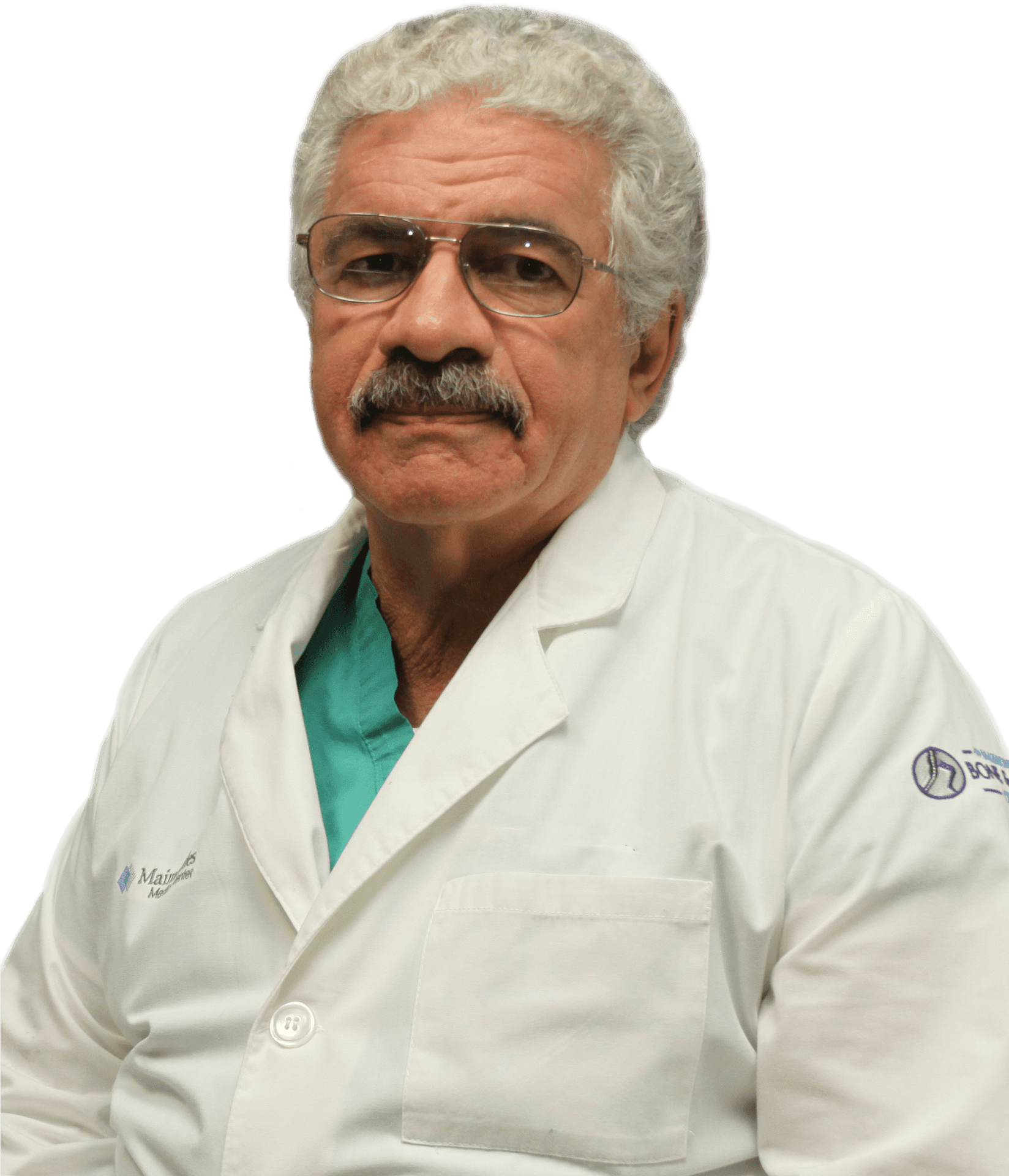 Experienced Male Physician Portrait PNG Image