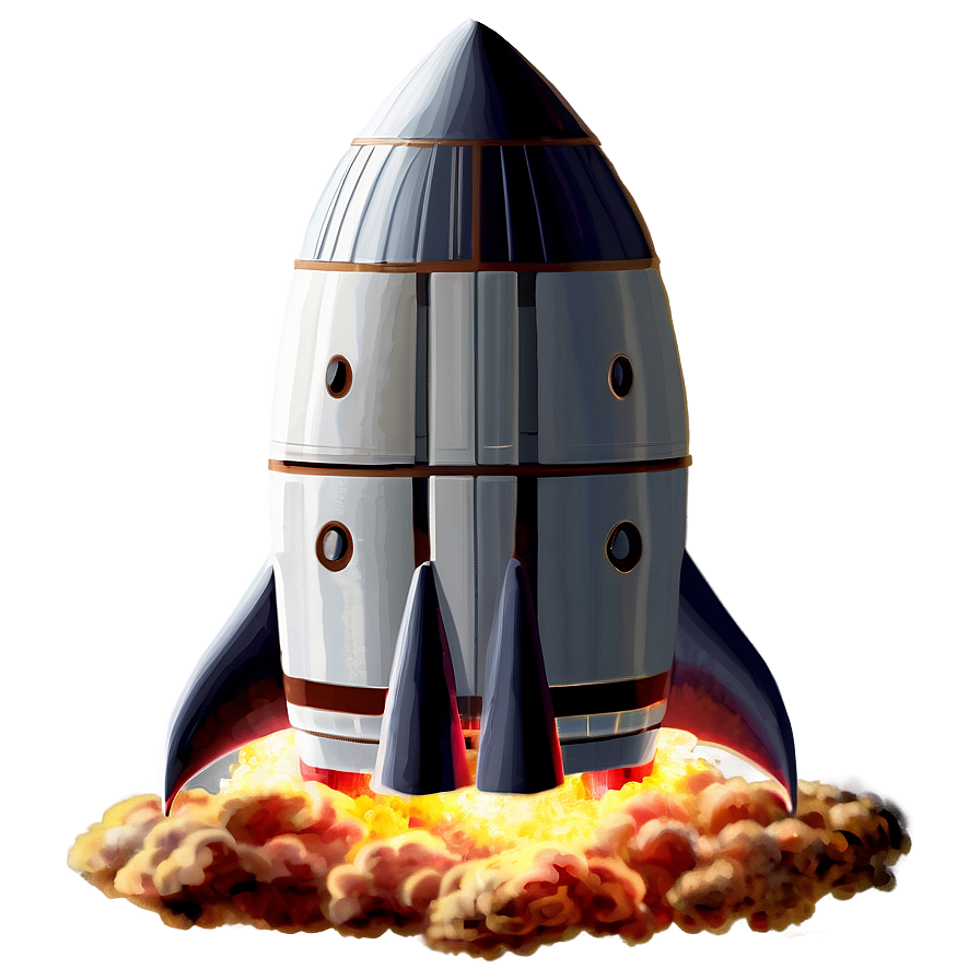 Exploding Rocketship Png Ffp89 PNG Image