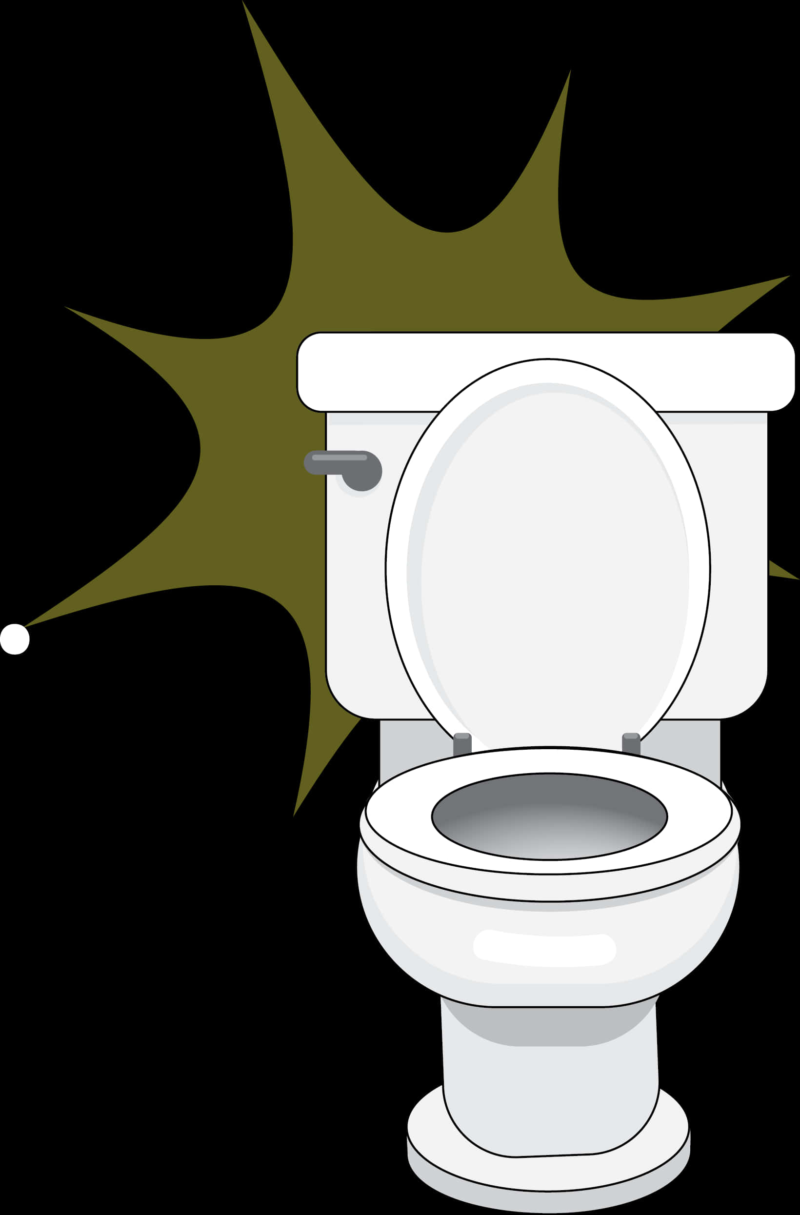 Exploding Toilet Cartoon PNG Image