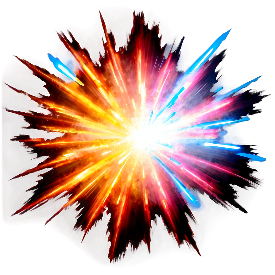 Explosive Energy Burst Png 04302024 PNG Image