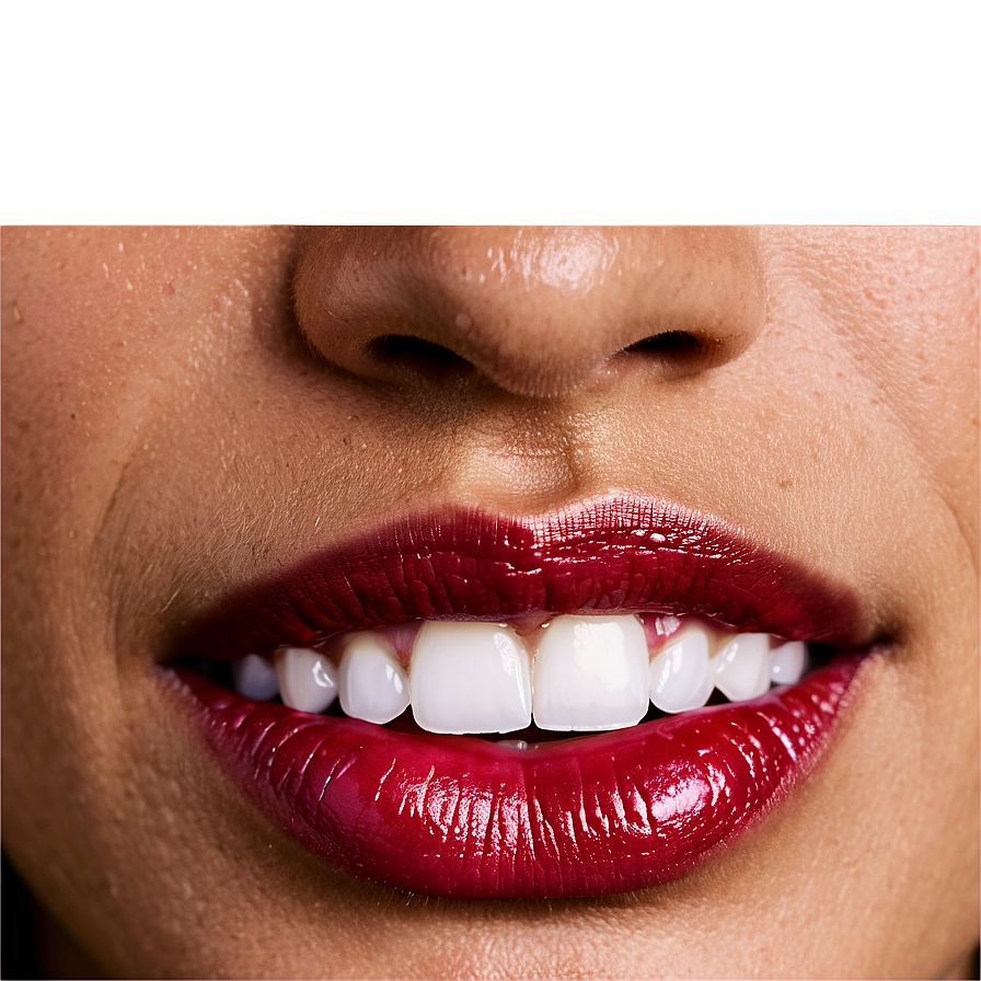 Expressive Mouth Biting Lip Png Jow PNG Image