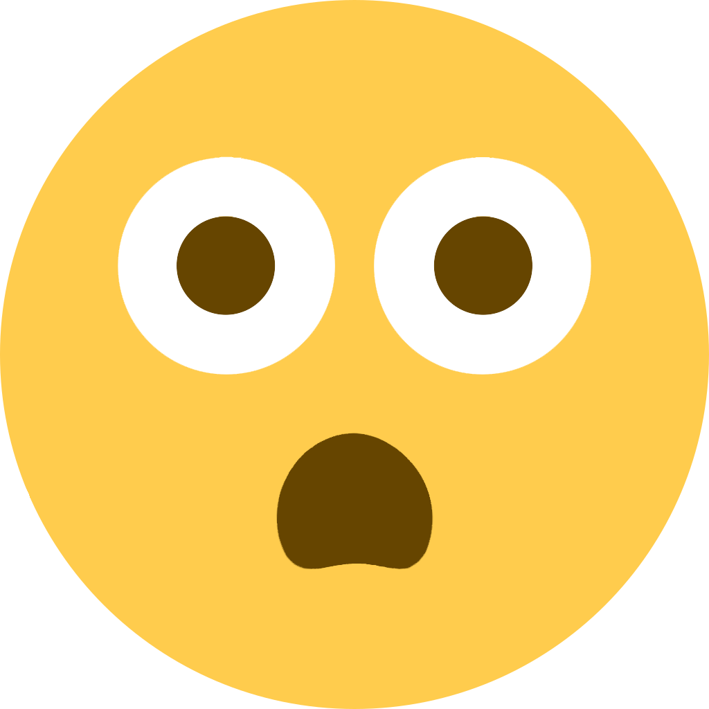 Expressive Sad Emoji Face PNG Image