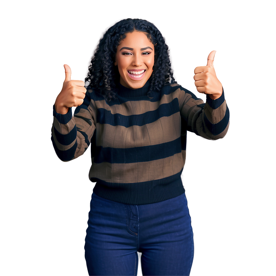 Expressive Thumbs Up Image Png 05042024 PNG Image