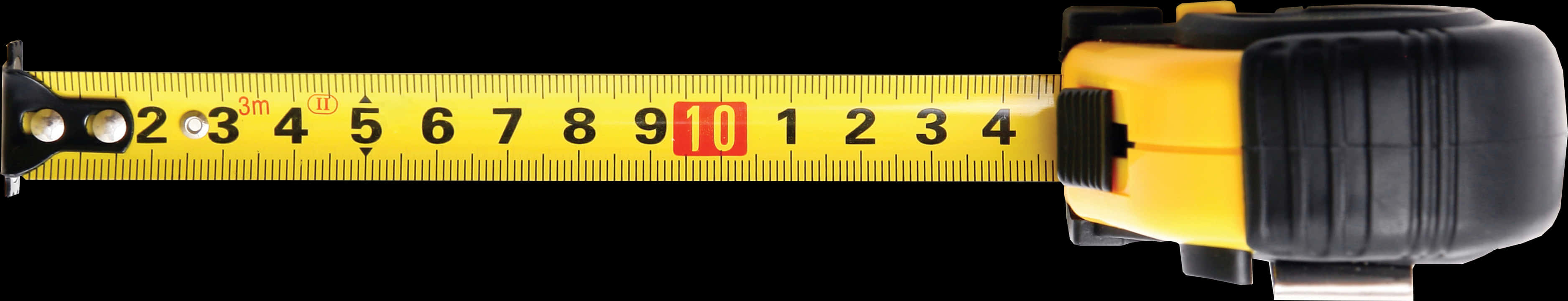 Extended Measuring Tape PNG Image