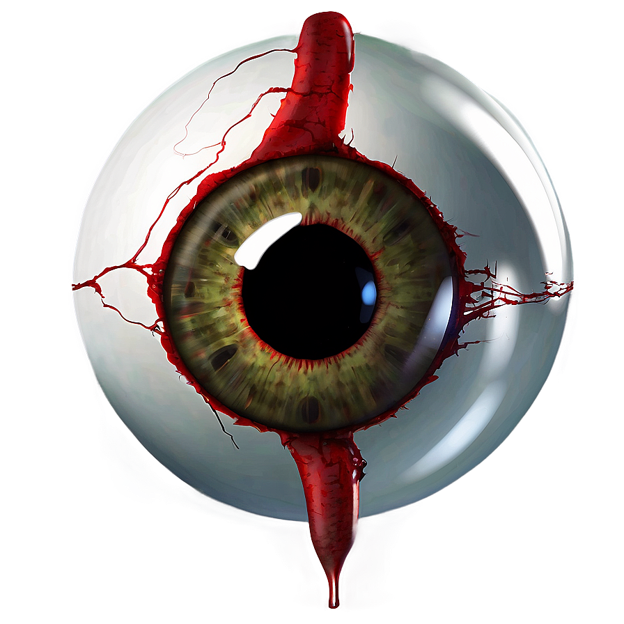 Eyeball With Blood Png Cnc PNG Image