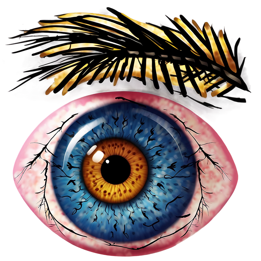 Eyeball With Eyelashes Png Wqg55 PNG Image