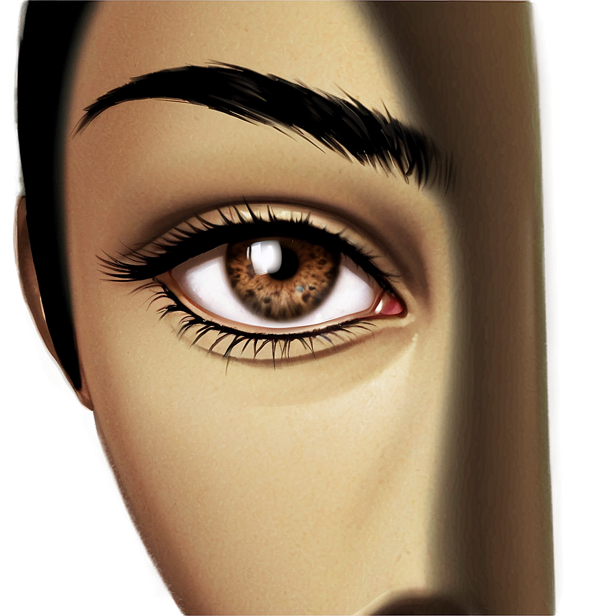 Eyebrows Anime Eyes Png Ycb PNG Image