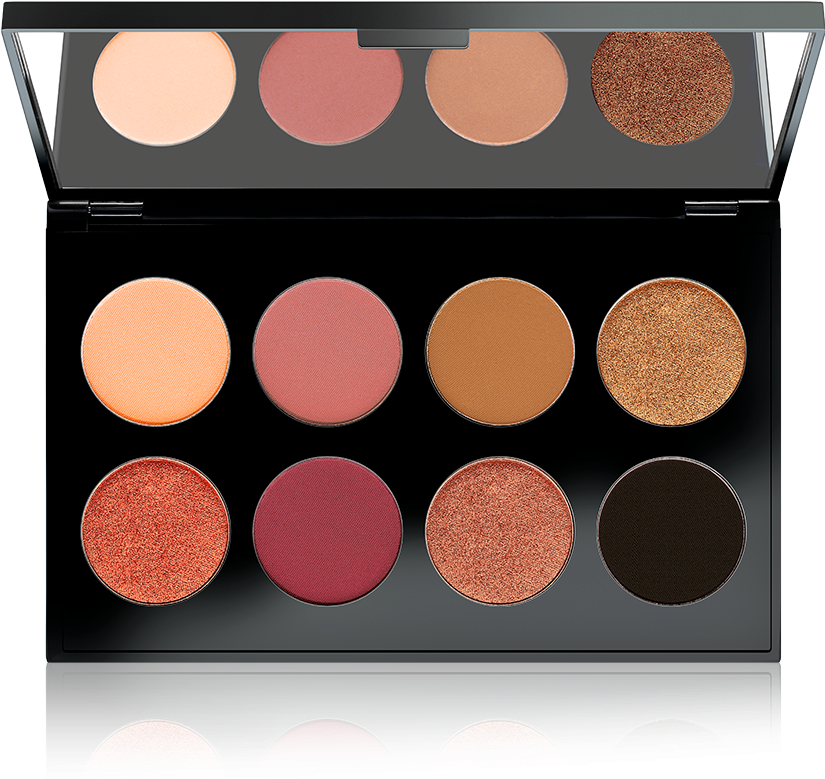 Eyeshadow Palette Variety Shades PNG Image