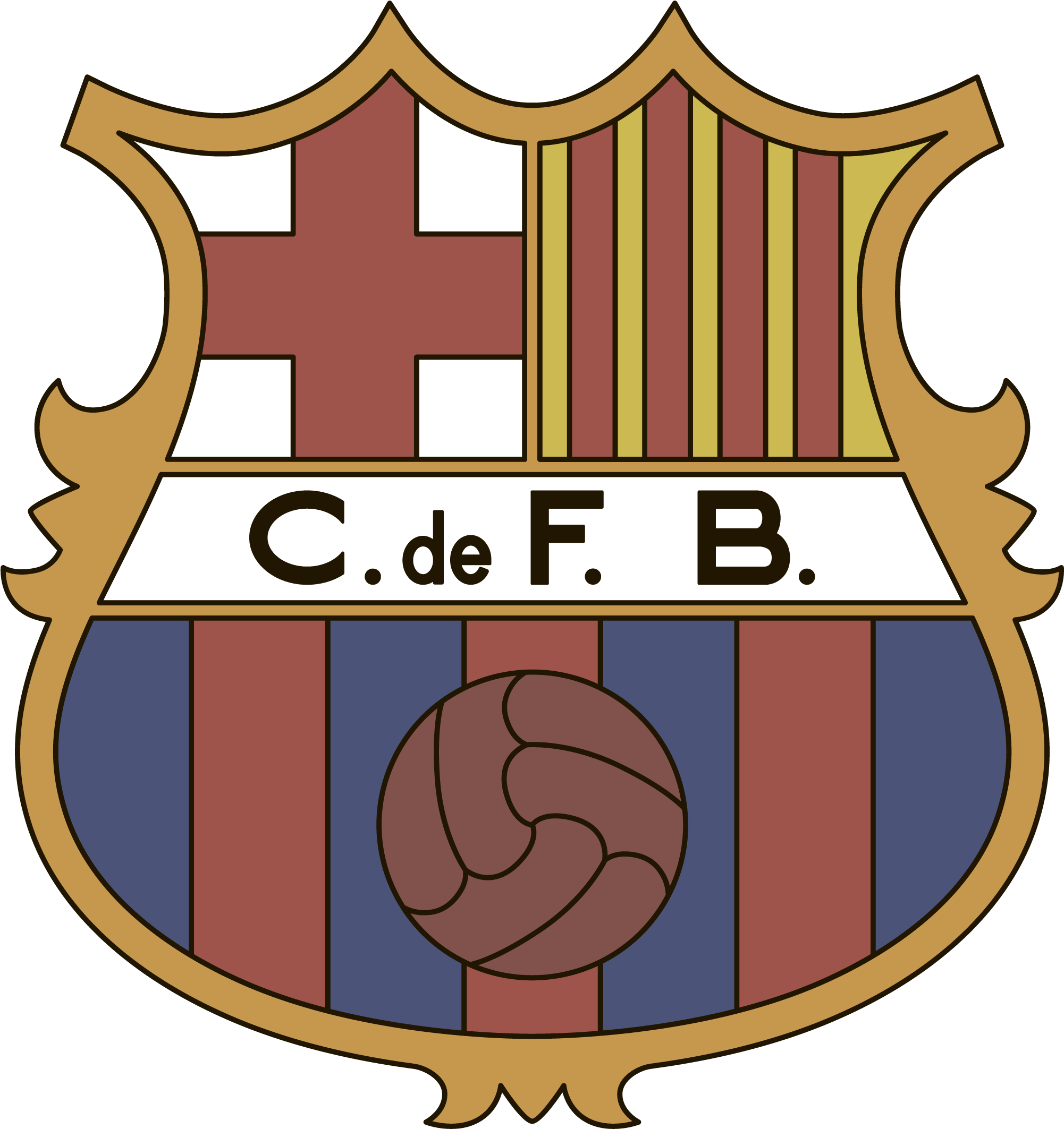 F C_ Barcelona_ Crest PNG Image