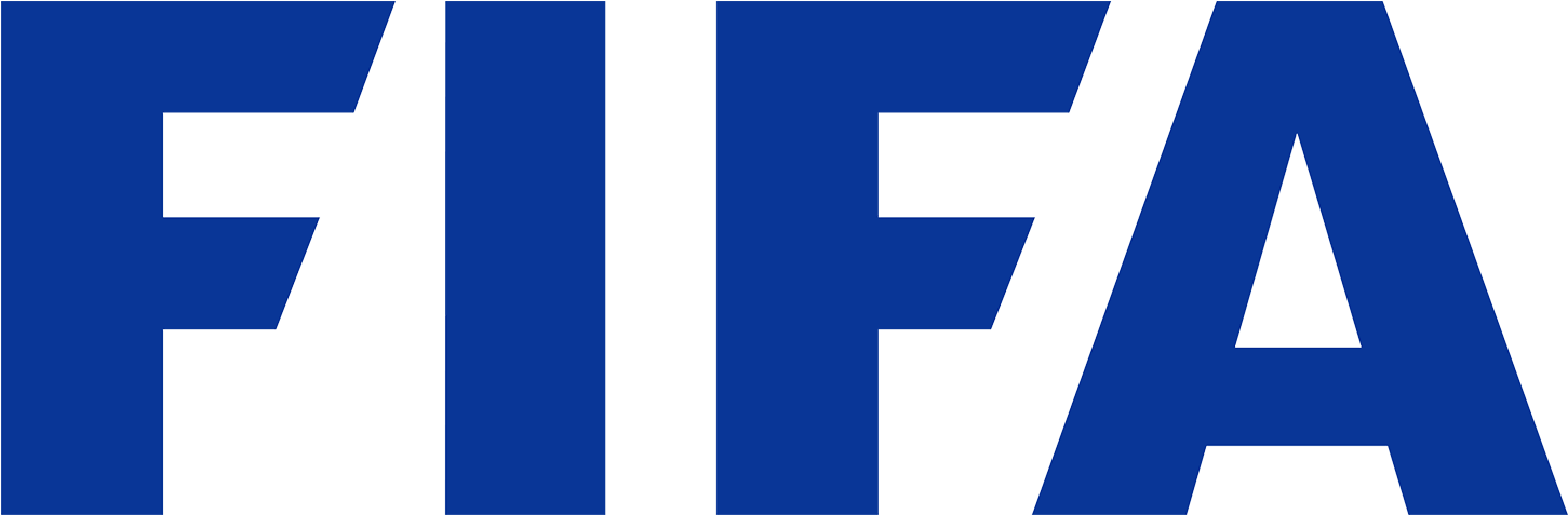 F I F A Logo Blue Background PNG Image