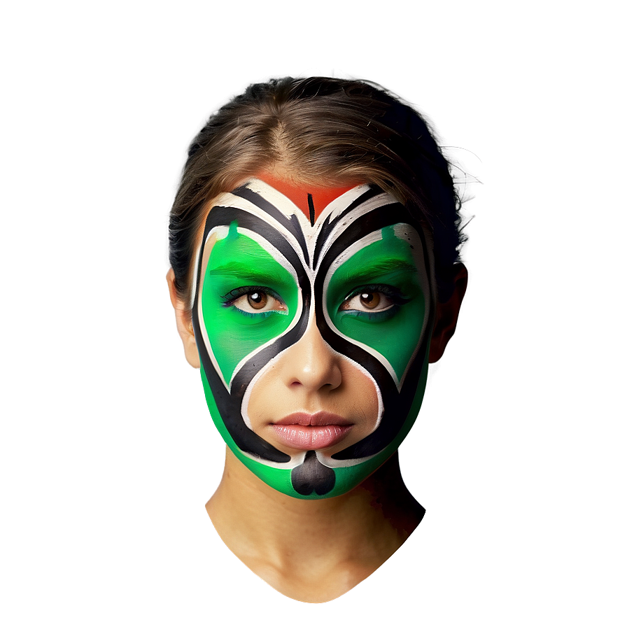 Face Paint Design Png Dgb PNG Image