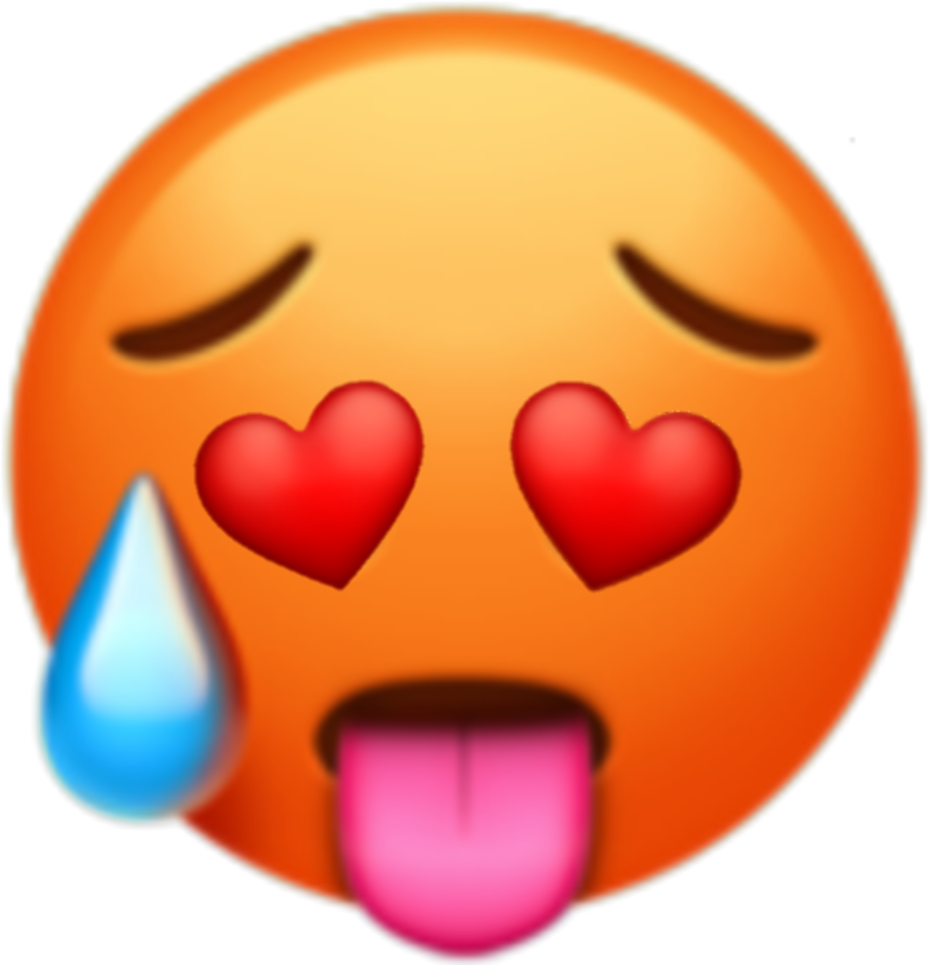 Face Savoring Food Emoji PNG Image