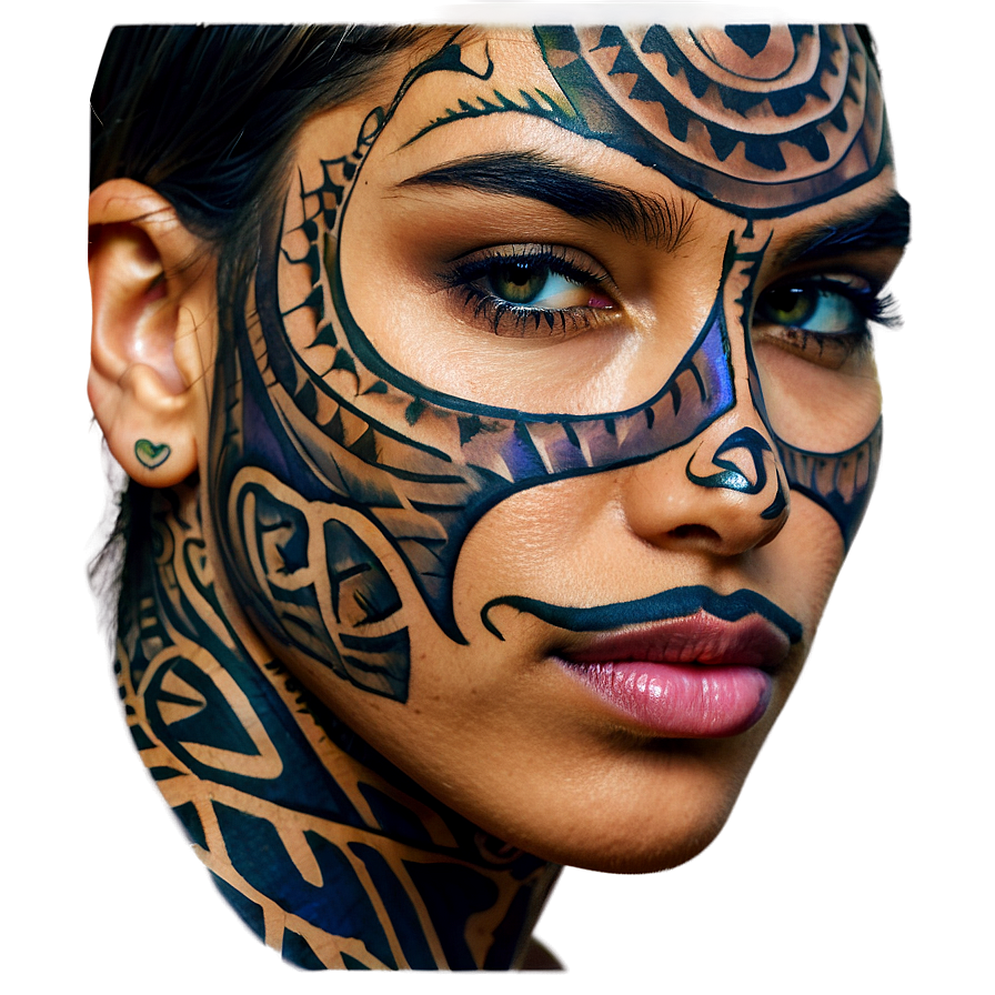 Face Tattoo C PNG Image