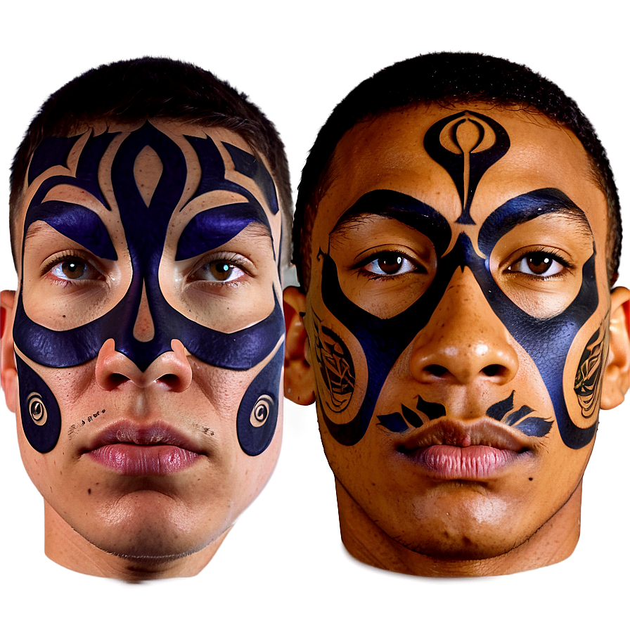 Face Tattoo Design Png 06122024 PNG Image