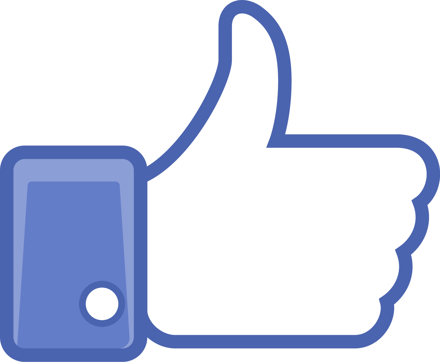 Facebook Like Button Icon PNG Image