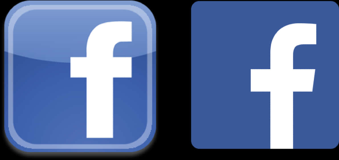 Facebook Logo Comparison PNG Image