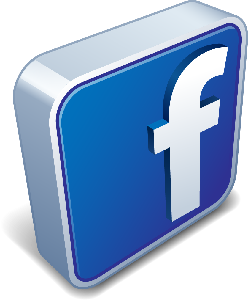 Facebook Logo3 D Icon PNG Image