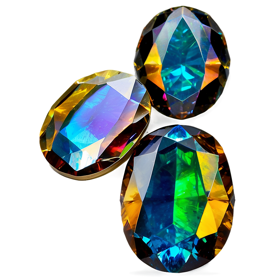 Faceted Opal Brilliance Png 70 PNG Image