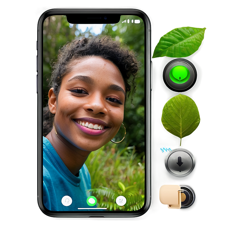 Facetime Call In Nature Setting Png 69 PNG Image