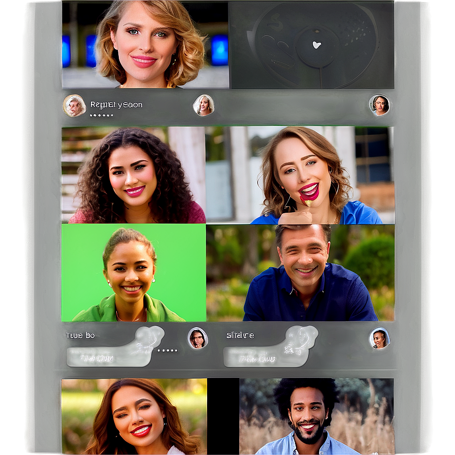 Facetime Call Interface Mockup Png 98 PNG Image