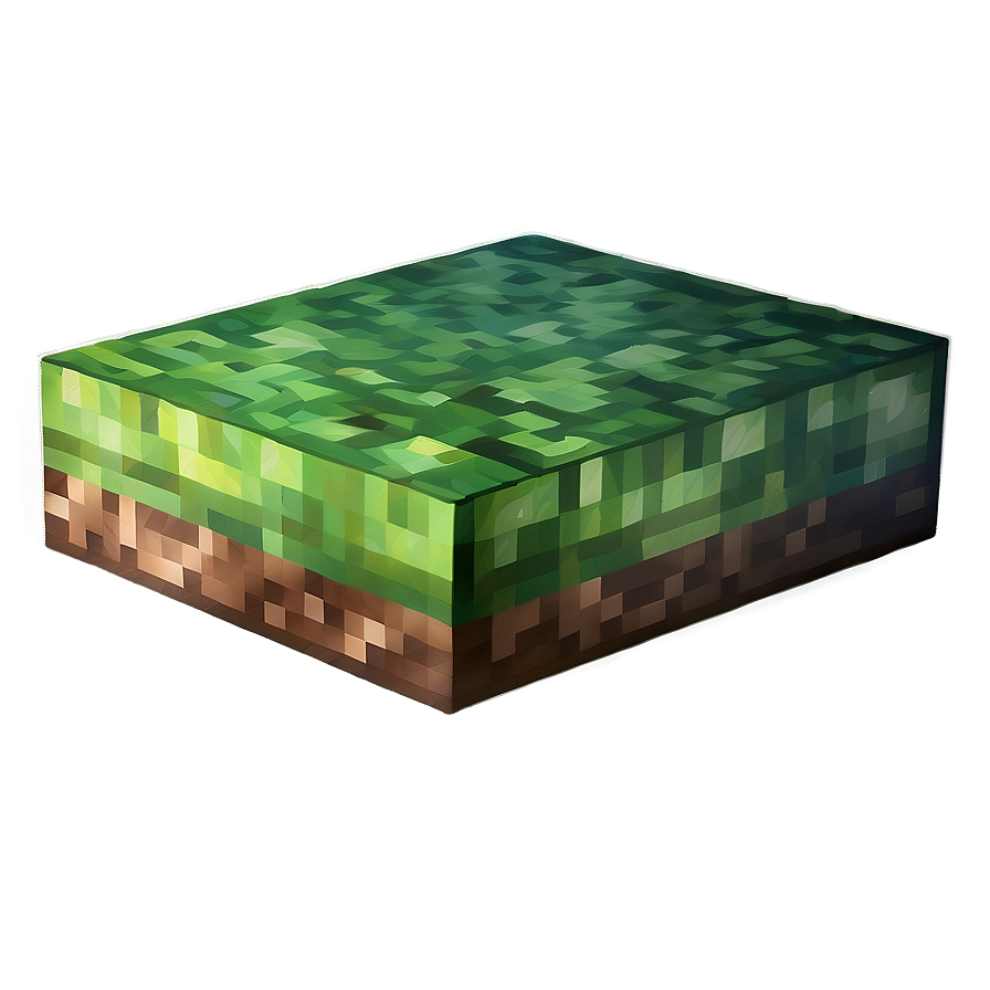 Faded Minecraft Grass Block Png 47 PNG Image