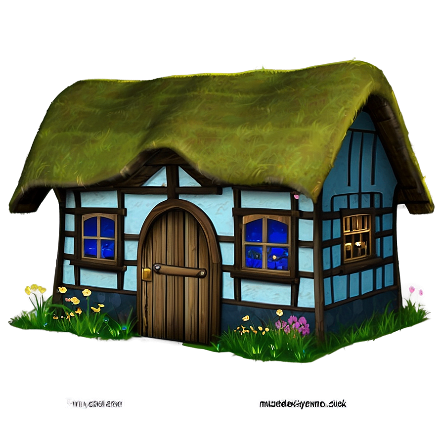 Fairy Tale Cottage Scene Png 75 PNG Image