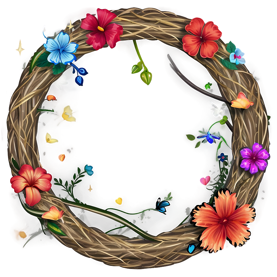 Fairy Tale Themed Wreath Png 44 PNG Image