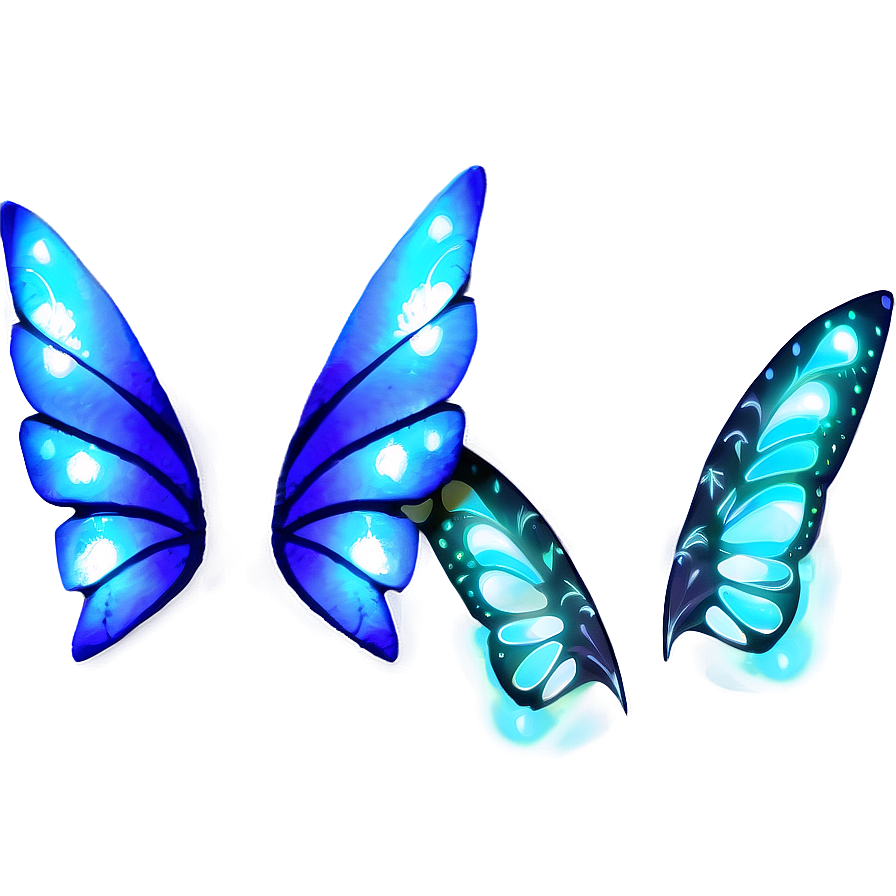 Fairy Wings With Luminous Tips Png 05252024 PNG Image