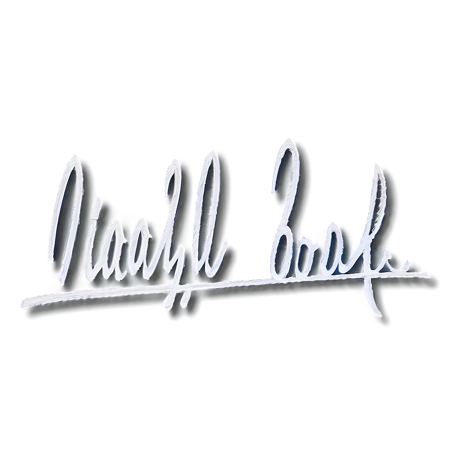 Fake Signature B PNG Image