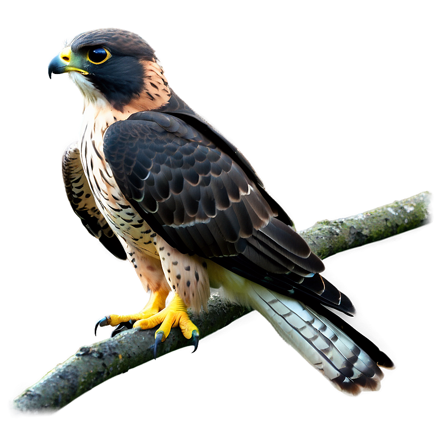 Falcon In Habitat Png Sno86 PNG Image