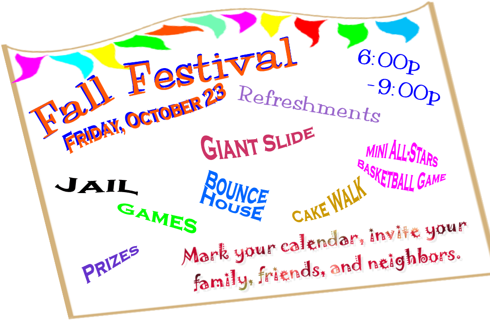 Fall Festival Event Poster PNG Image