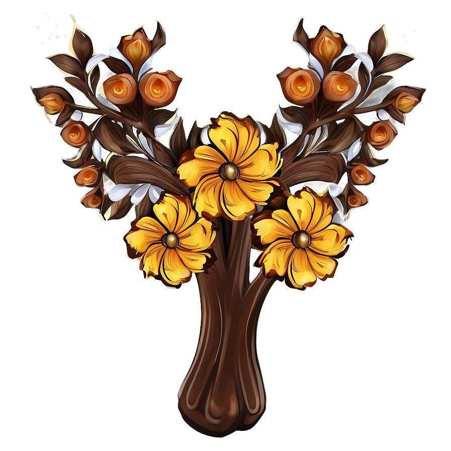 Fall Floral Fantasy Png 24 PNG Image