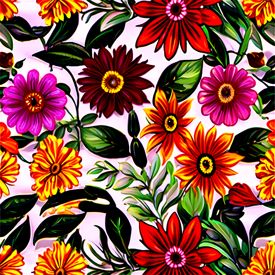 Fall Floral Tapestry Png Jyh70 PNG Image